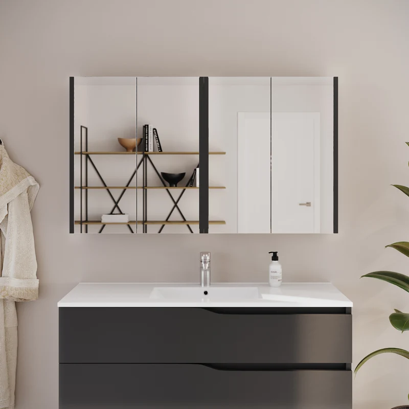 Armoire de toilette miroir MIRANO - 140x70 cm
