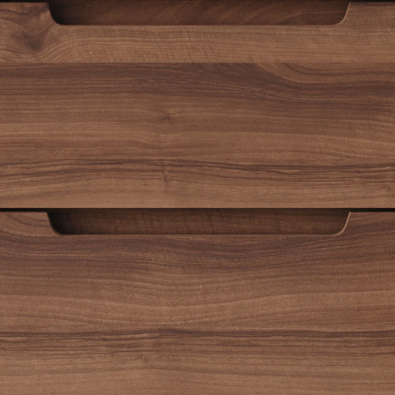 Meuble de salle de bain 60cm simple vasque - 2 tiroirs - SONRIZA