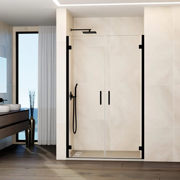 Mampara frontal abatible 2 puertas GLASS