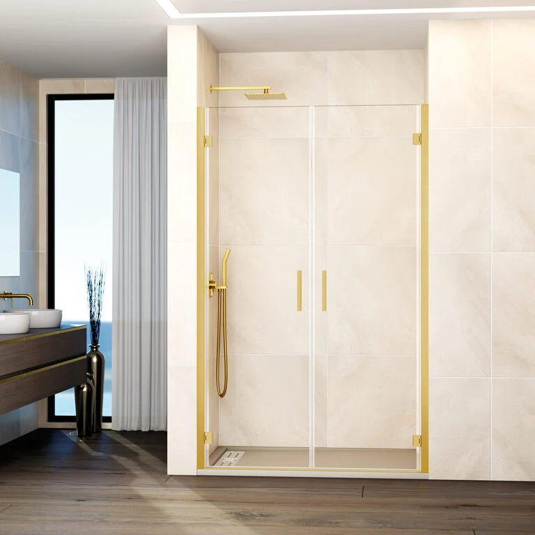 Mampara frontal abatible 2 puertas GLASS