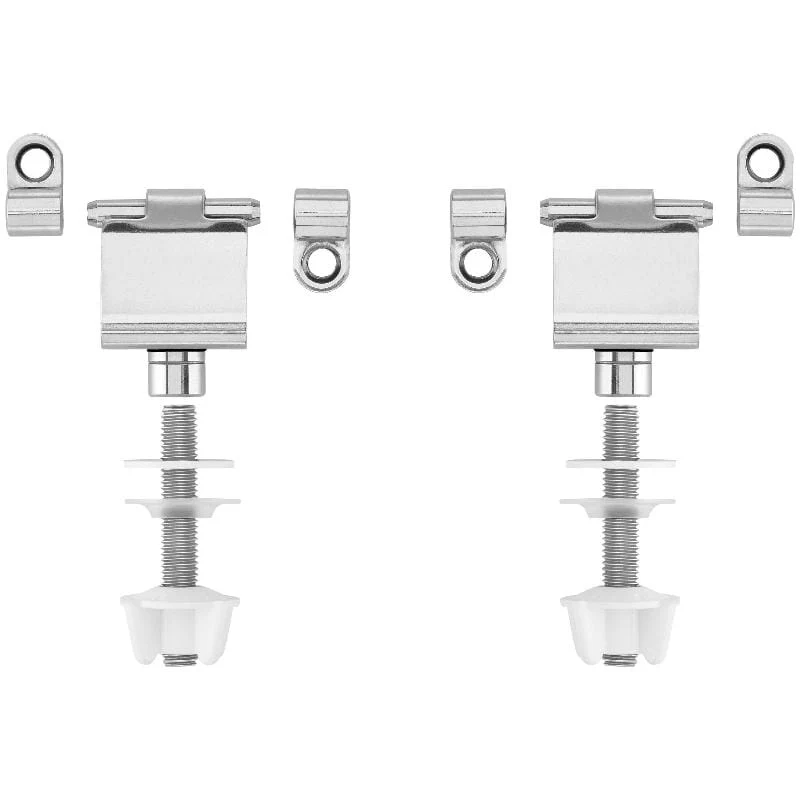 ROCA Kit conjunto de bisagra de acero inoxidable para asiento inodoro VICTORIA