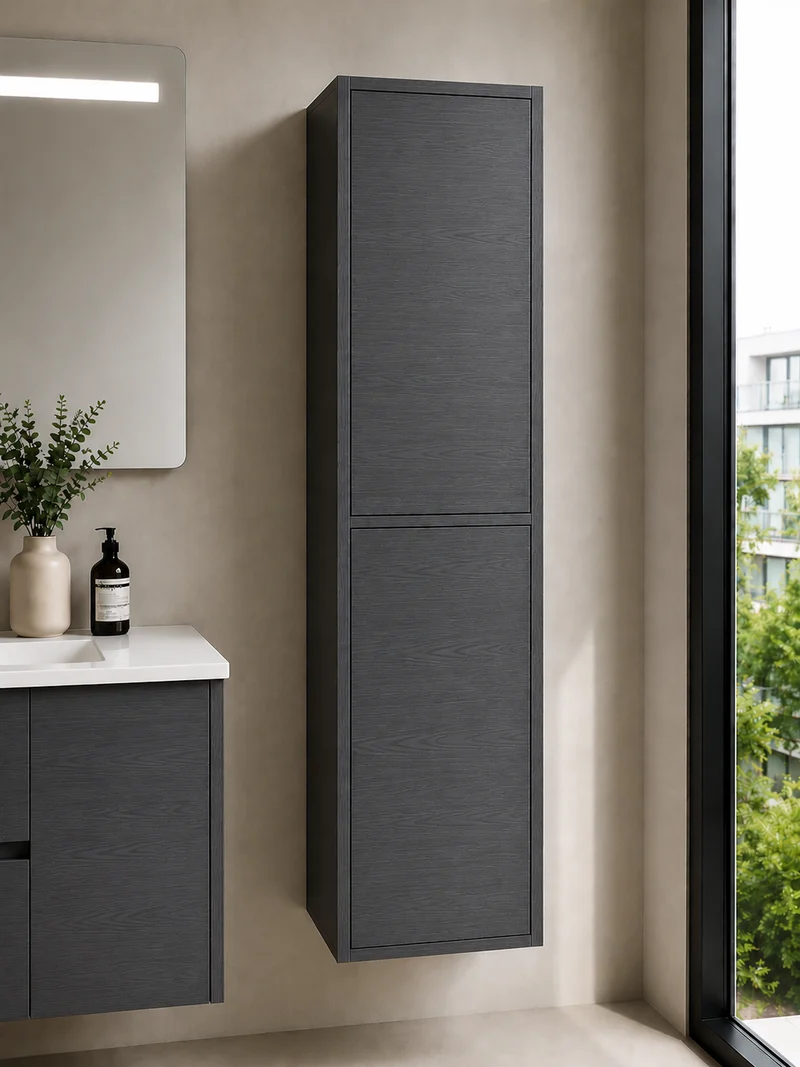 Columna de baño FLORENCIA dos puertas 140x35 cm