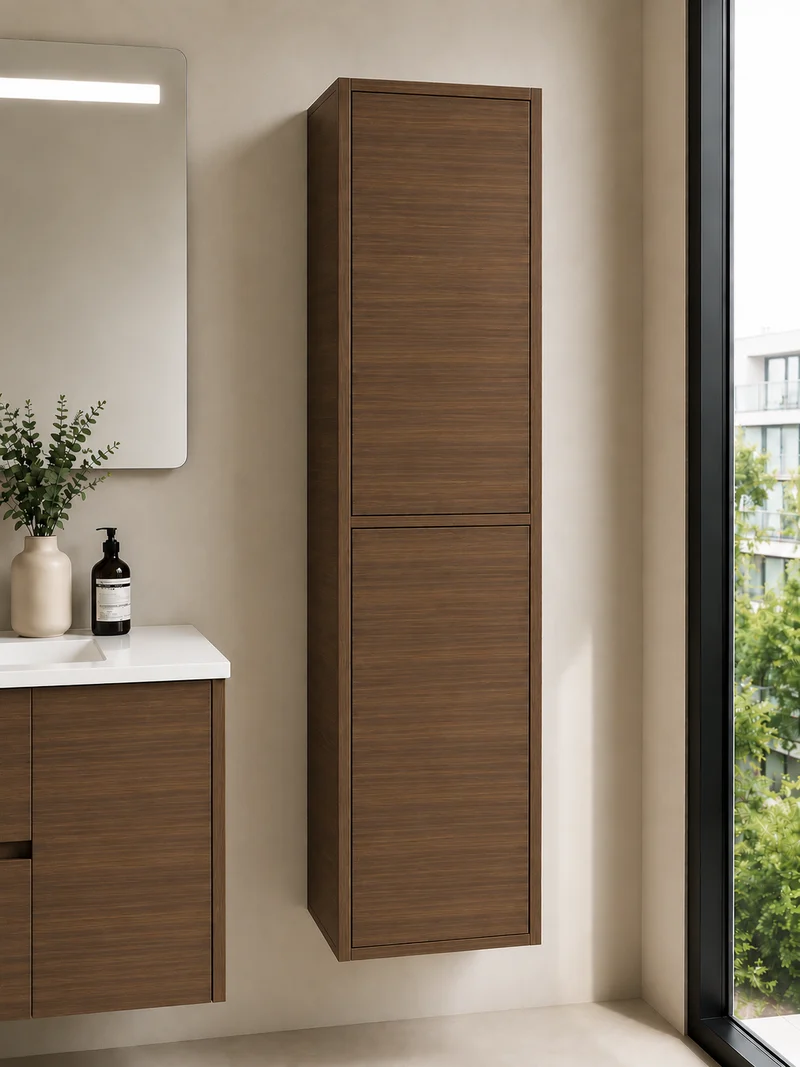 Columna de baño FLORENCIA dos puertas 140x35 cm