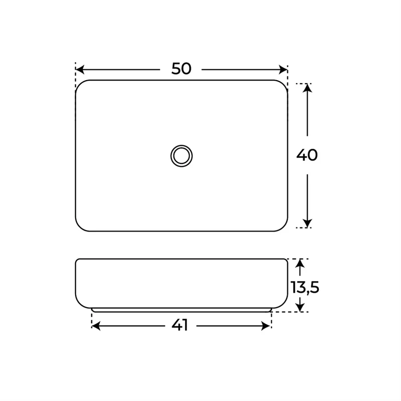 Lavabo blanco Alina
