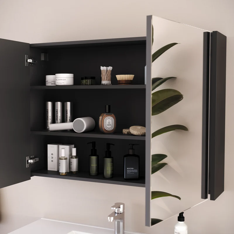 Armoire de toilette miroir MIRANO - 90x70 cm