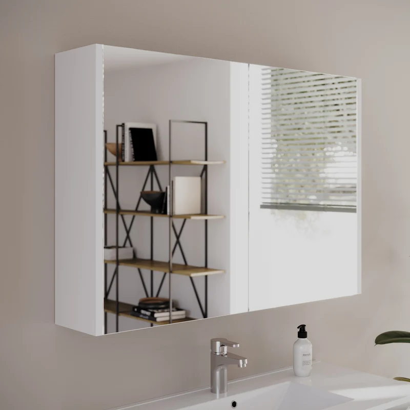 Armoire de toilette miroir MIRANO - 90x70 cm