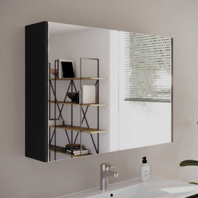 Armoire de toilette miroir MIRANO - 90x70 cm