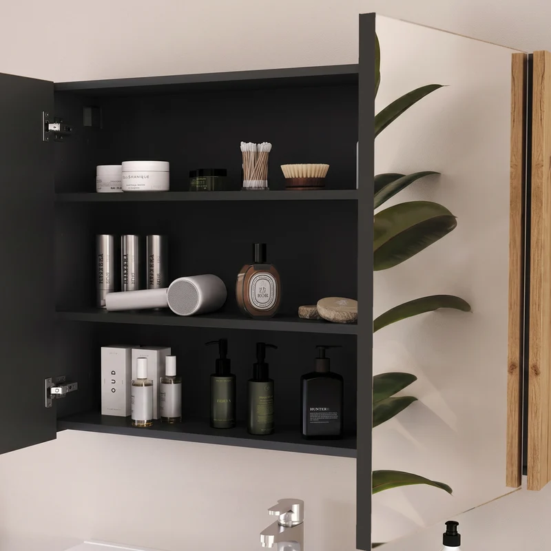 Armoire de toilette miroir MIRANO - 90x70 cm