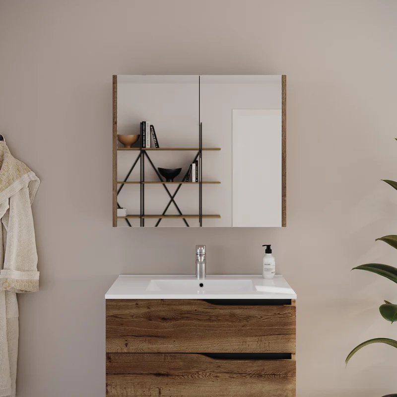 Armoire de toilette miroir MIRANO - 60x70 cm