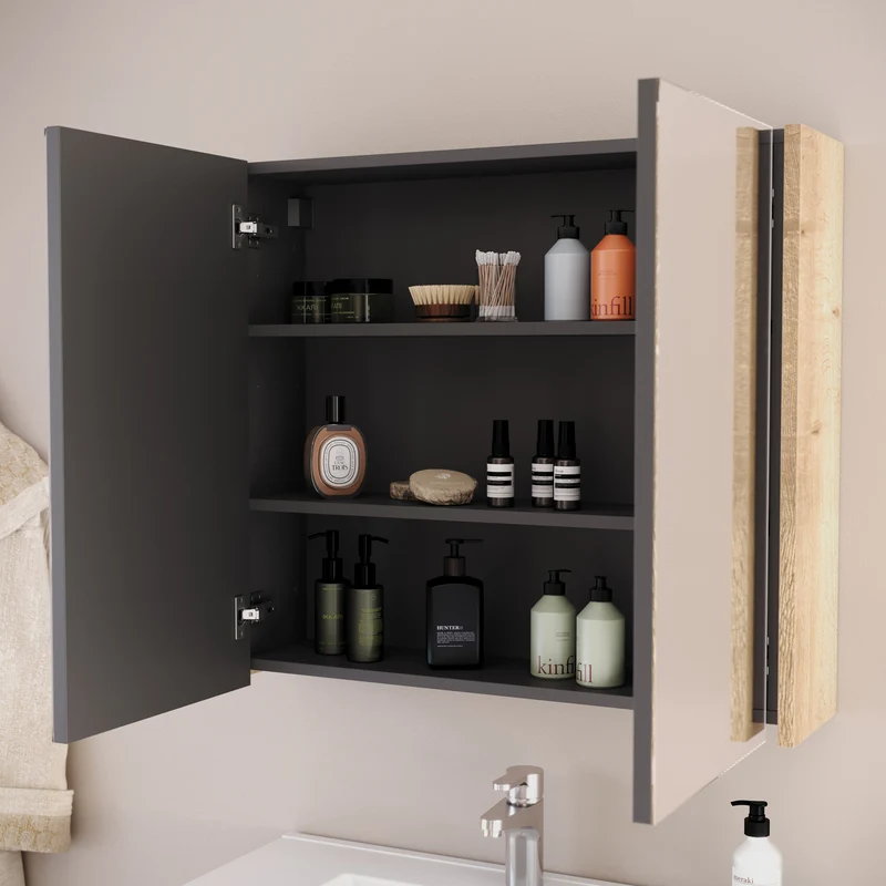 Armoire de toilette miroir MIRANO - 60x70 cm