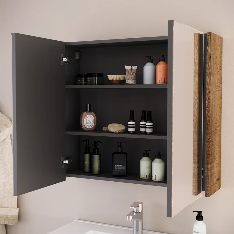 Armoire de toilette miroir MIRANO - 60x70 cm