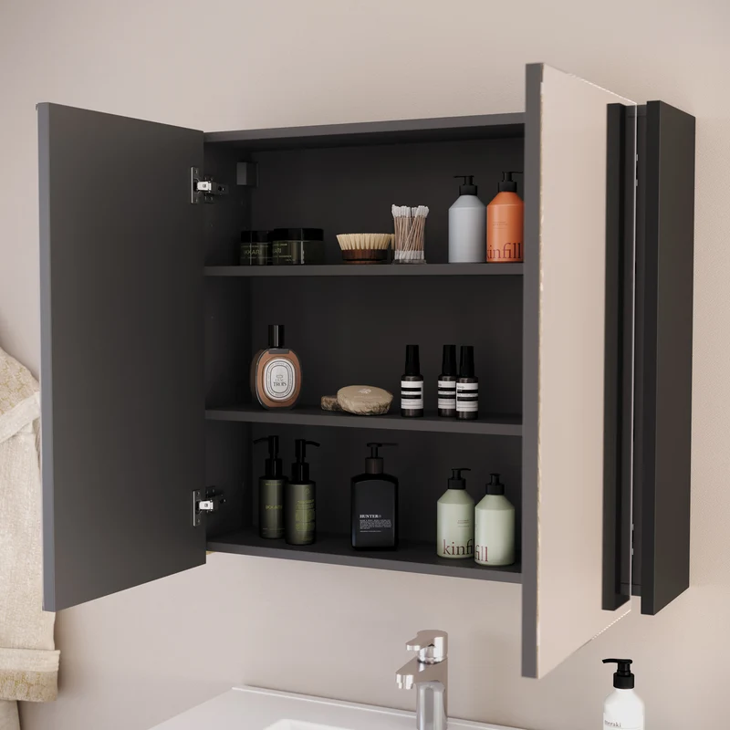 Armoire de toilette miroir MIRANO - 60x70 cm
