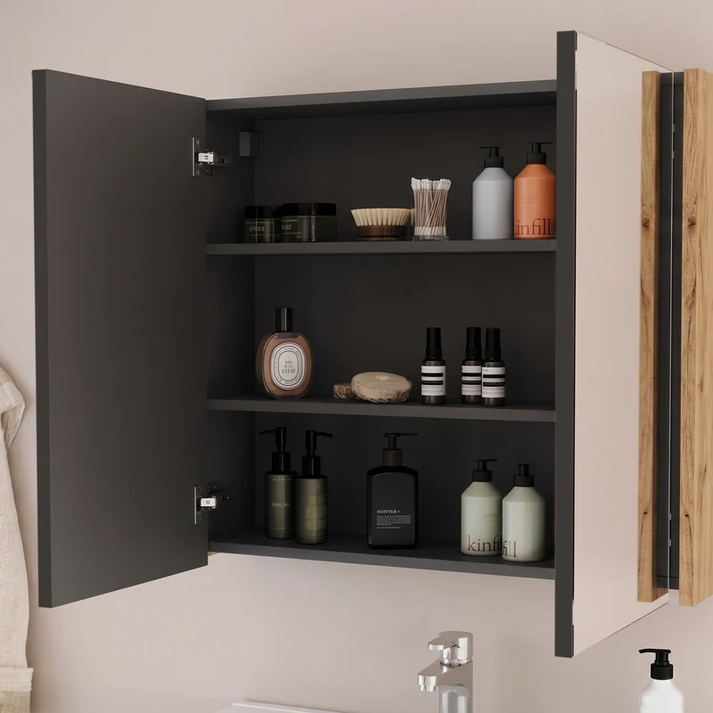 Armoire de toilette miroir MIRANO - 60x70 cm