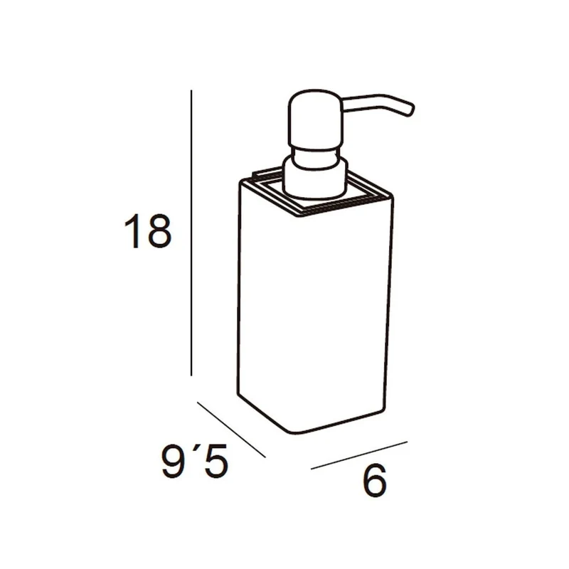 Pack de accesorios de baño suspendido Natura