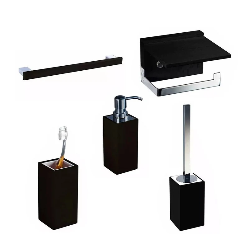 Pack de accesorios de baño sobre mueble Natura