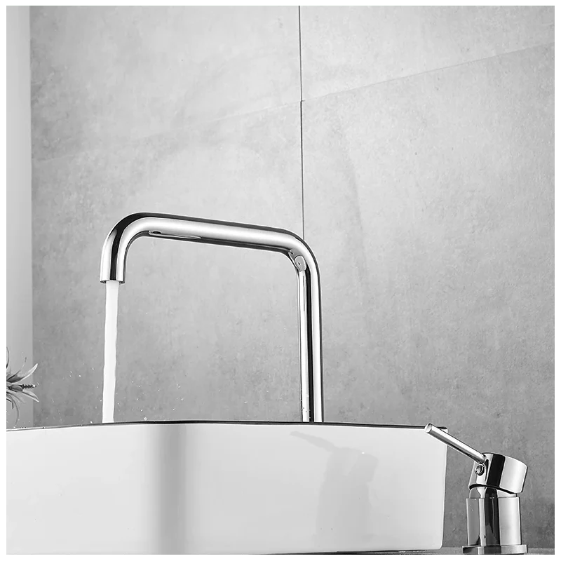 Grifo lavabo alto encastrado monomando giratorio ORUNE