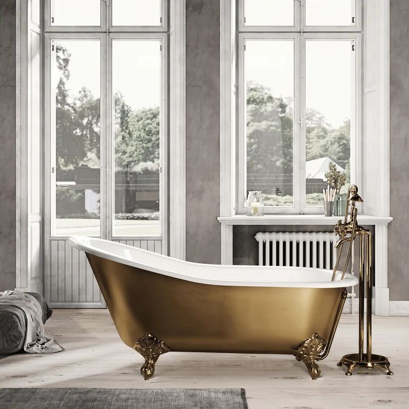 Bañera de Hierro ASHFORD GOLD dorada