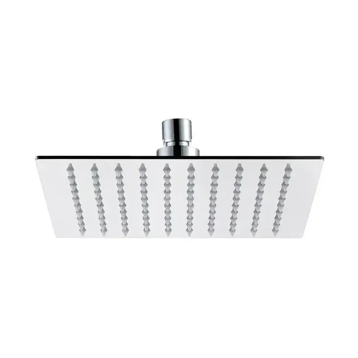 Grifo termostático de pared para ducha de formas cuadradas en acabado cromado Quadra Élite de GME