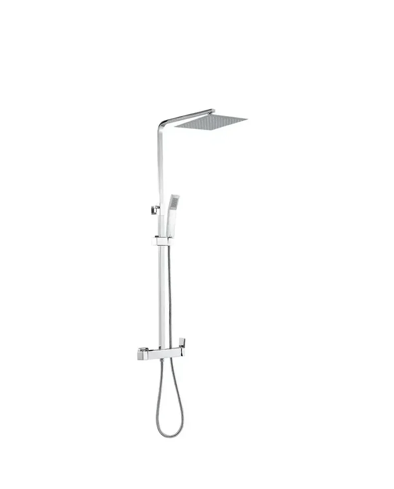 Conjunto de ducha monomando de acabado cromado con teleducha Inverter C GME