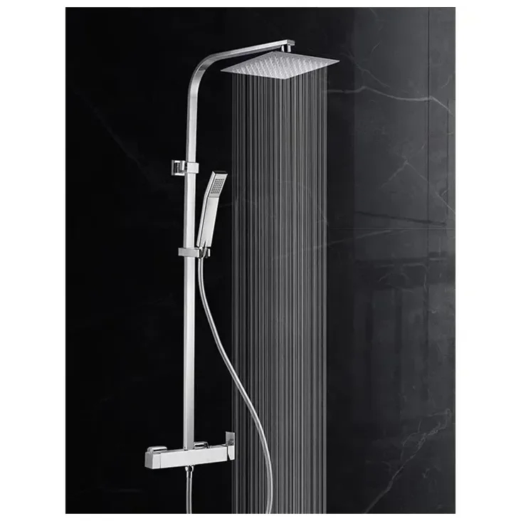 Conjunto de ducha monomando de acabado cromado con teleducha Inverter C GME
