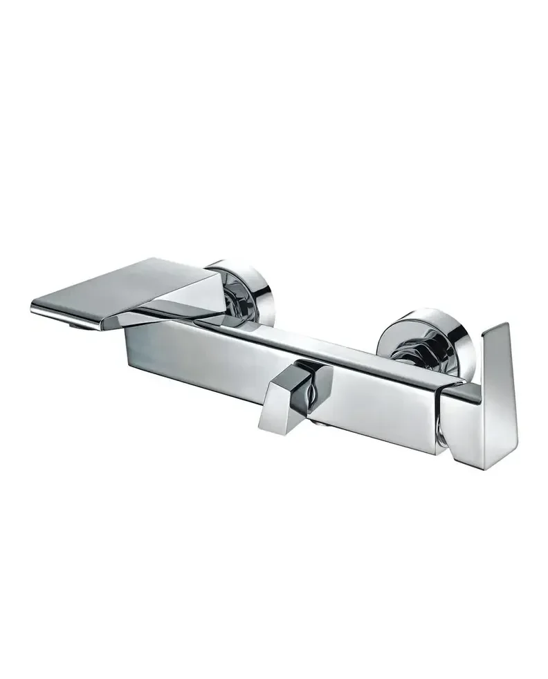 Conjunto de grifo para bañera y ducha con dos salidas y cartucho cerámico 35 mm ATRIO de GME