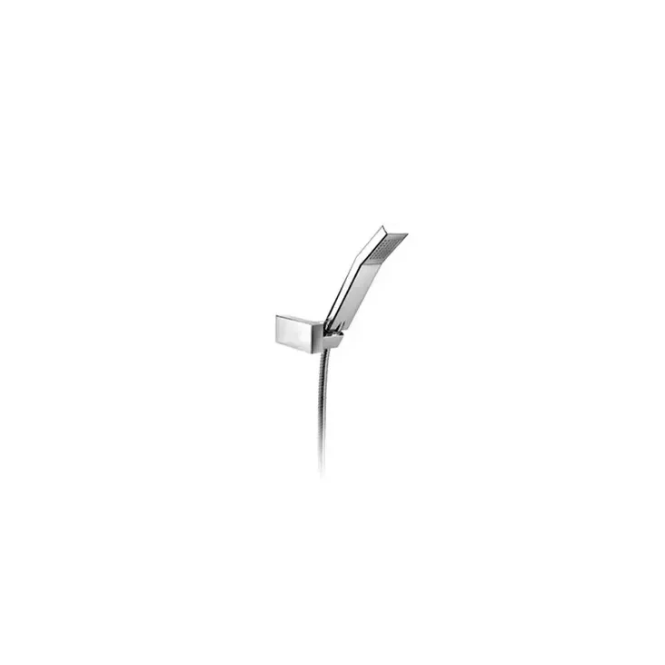Conjunto de ducha moderno con grifo monomando cromado y teleducha plana ZIO GME