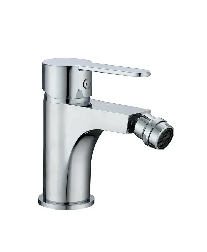 Grifo monomando para bidé fabricado en latón con un acabado cromado de 113 mm Sion de GME