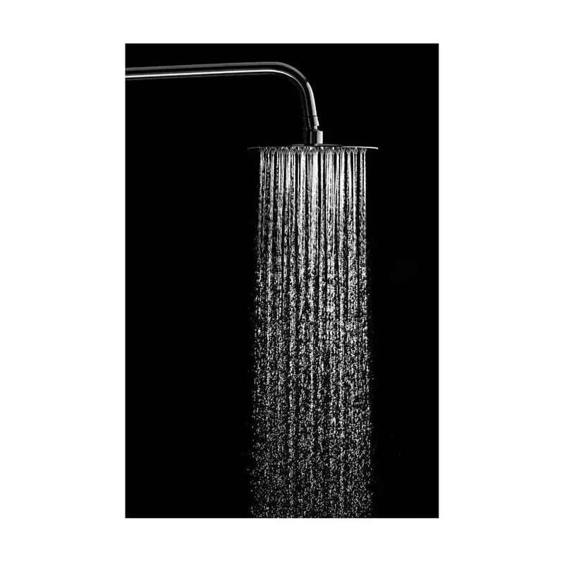 Rociador para ducha extraplano de acero inoxidable ø30 con acabado cromado natural de Imex
