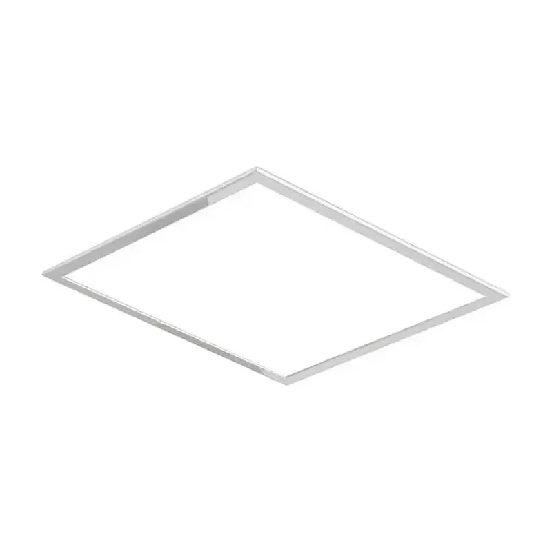 Rociador para ducha cuadrado de diseño moderno y extraplano de acabado blanco mate 30x30 de Imex