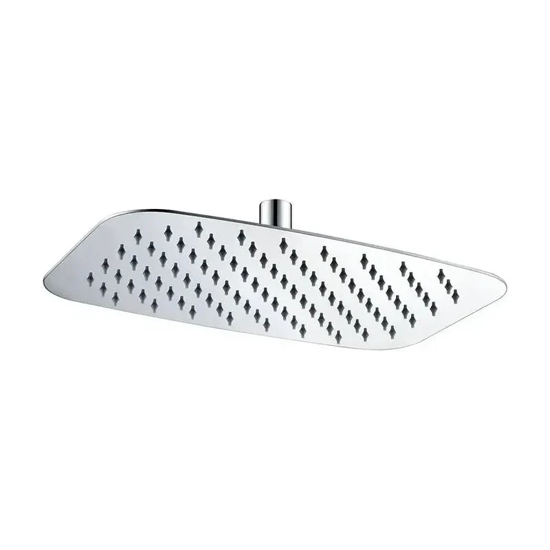 Rociador rectangular con un diseño extraplano para ducha fabricado en acero inoxidable con acabado cromado de 40x25 cm de Imex