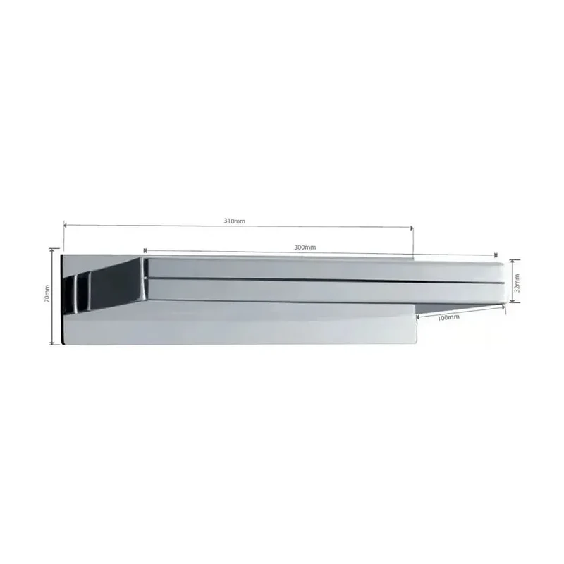 Rociador cascada de bañera o ducha 30 cm de Imex