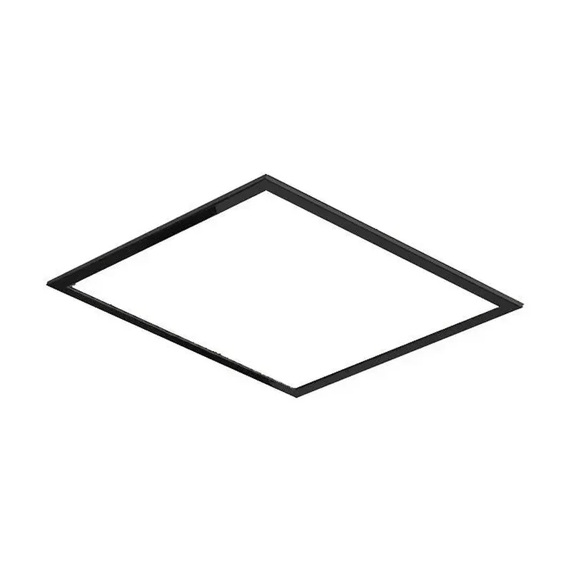 Rociador extraplano para ducha en acero de 40x40 cm y acabado negro mate de Imex