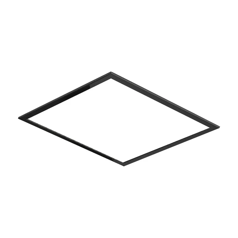 Rociador extraplano para ducha en acero de 40x40 cm y acabado negro mate de Imex