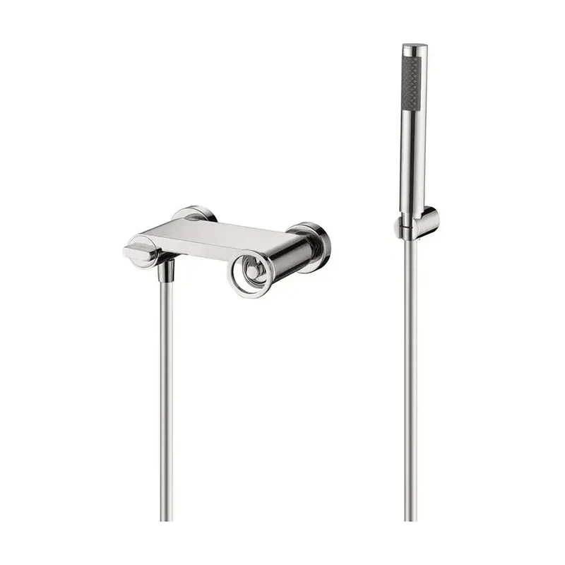 Grifo monomando para ducha con un diseño moderno y un acabado cromado Olimpo de Imex