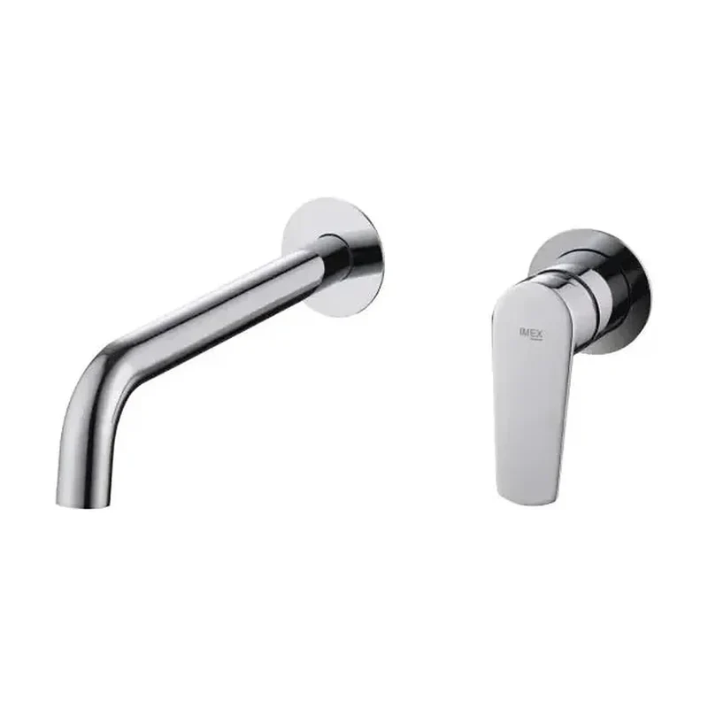 Grifo de lavabo empotrado monomando fabricado de latón con acabado cromado Belgica de Imex