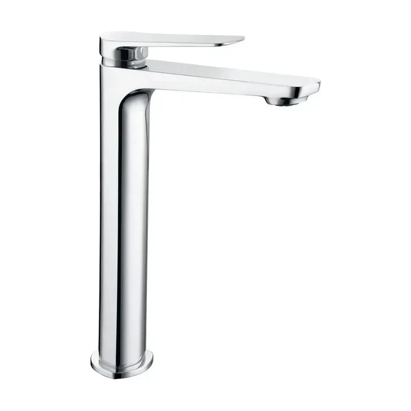 Grifo monomando con caño alto para lavabo fabricado en latón con acabado cromado nápoles Napoles de Imex