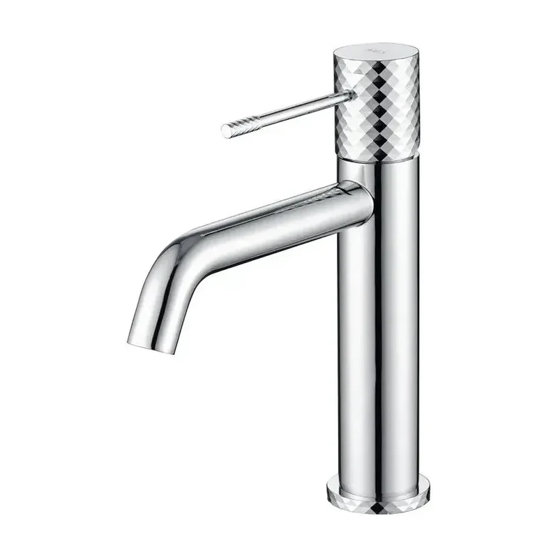 Grifo monomando para lavabo con tecnología cold open hecho de latón con acabado cromado Genova de Imex