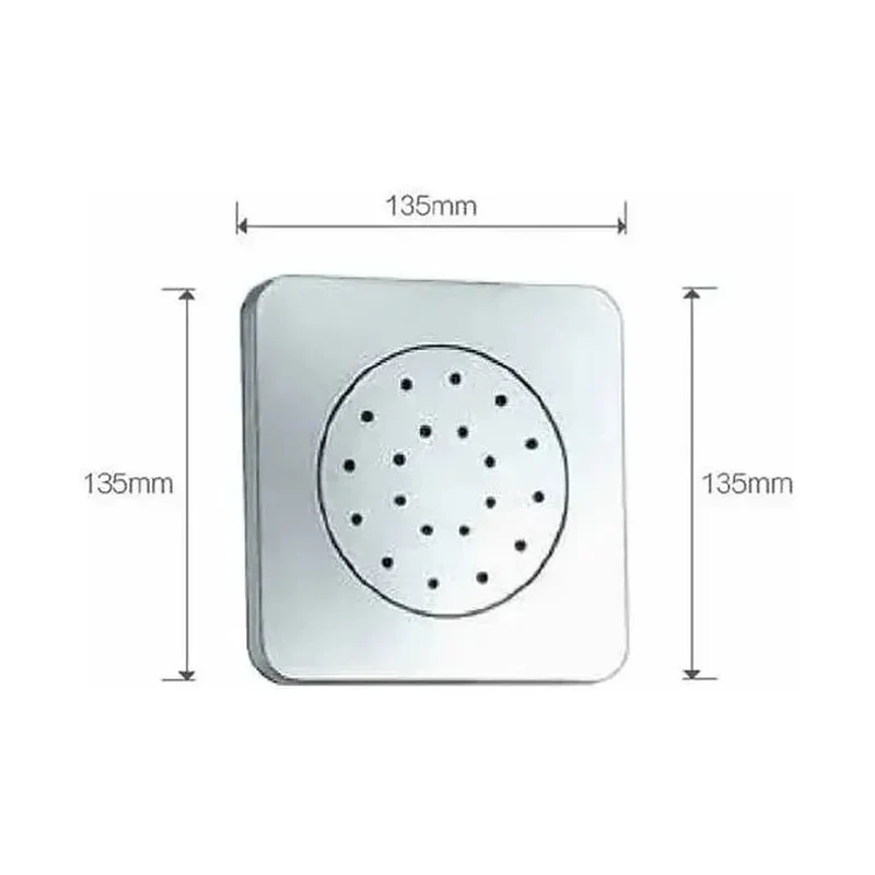 Conjunto de ducha para pared de acabado cromado con un diseño moderno Formentera de Imex