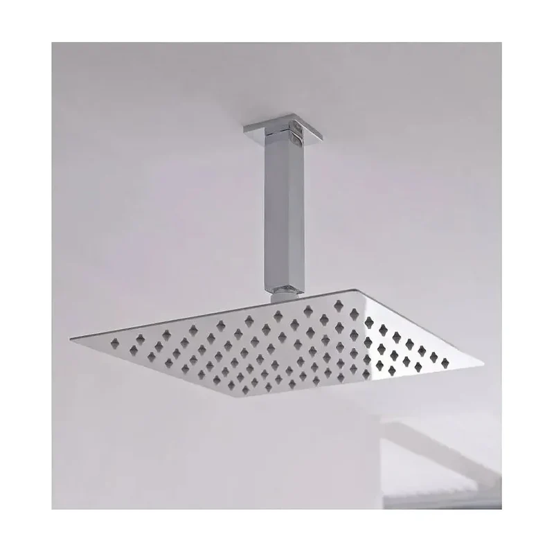 Conjunto para ducha de pared con un acabado cromado y un diseño moderno berlín Dublin de Imex