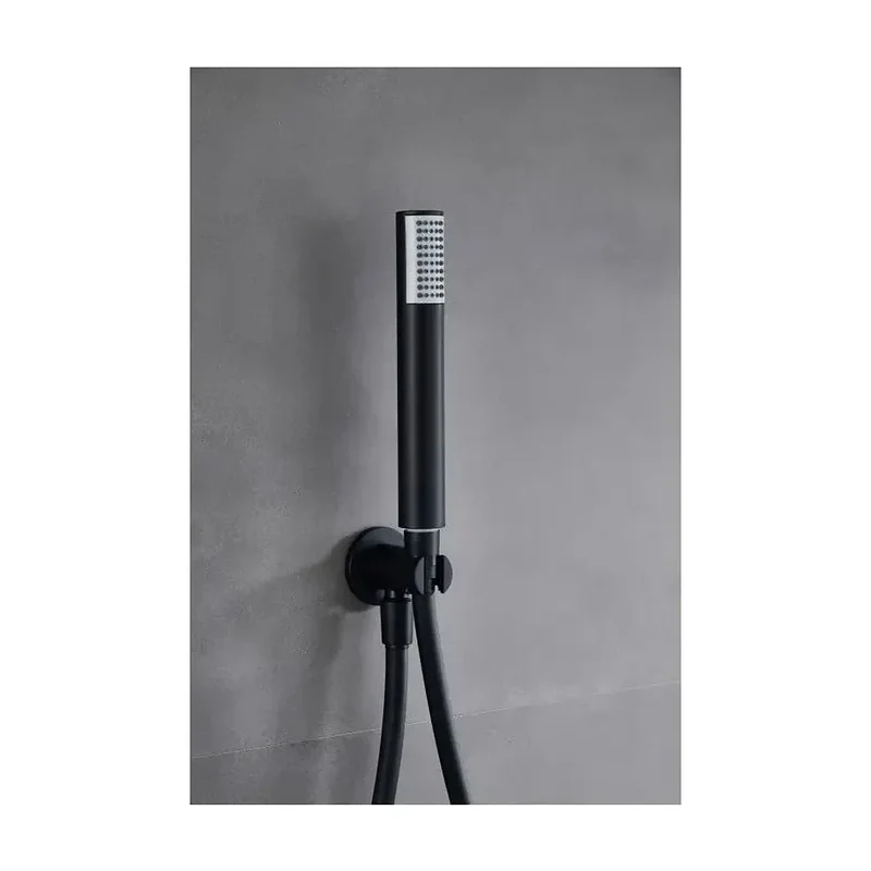 Conjunto ducha empotrado Imex Monza Black Gun Metal 2 vías