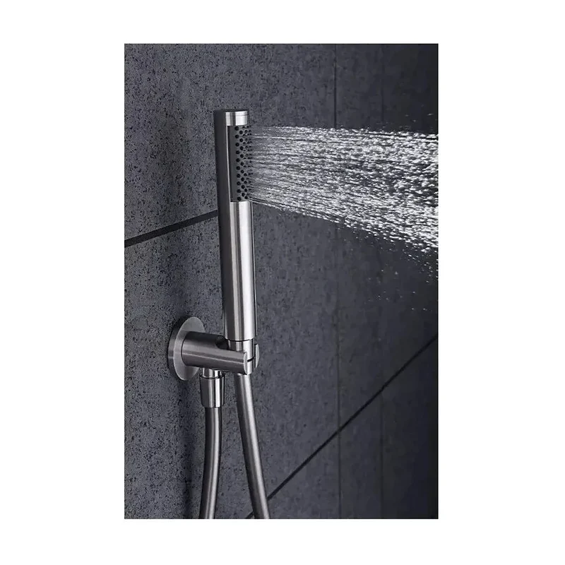 Conjunto de ducha termostática de diseño empotrada de acero inoxidable Moscu de Imex