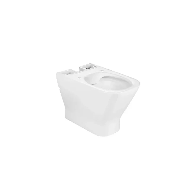 Inodoro de Pie Completo Roca The Gap Square, Salida Dual, Blanco