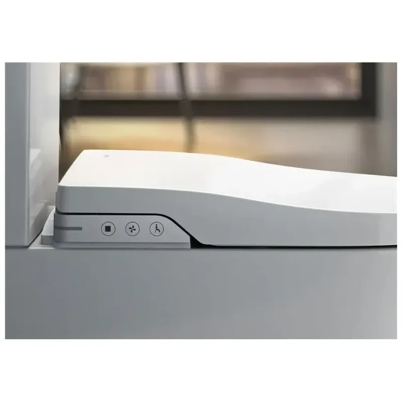 Smart toilet adosado a pared Roca A80306L001 Rimless In-Wash® Inspira con funciones de lavado y secado