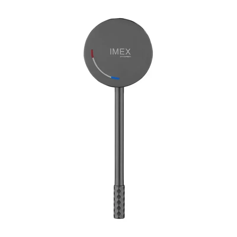 Grifo monomando para bidé con tecnología cold open hecho de latón con acabado negro metalizado Genova de Imex