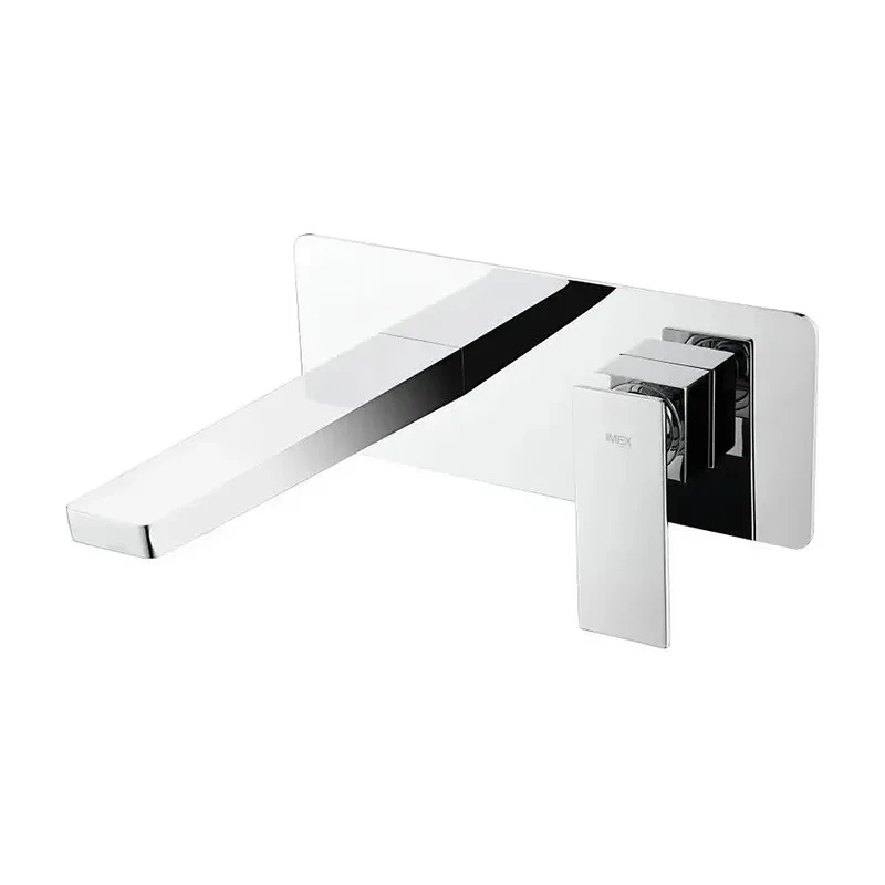 Grifo monomando empotrado para lavabo hecho de latón con acabado cromado Pisa de Imex