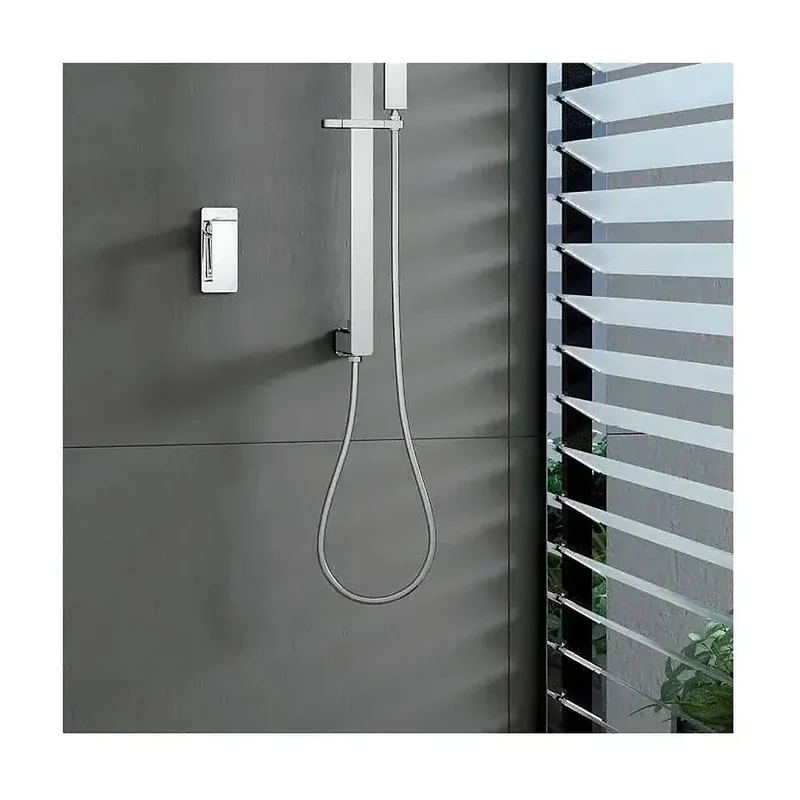 Grifo monomando empotrado de 1 vía para ducha fabricado en latón cromado bahamas de Imex
