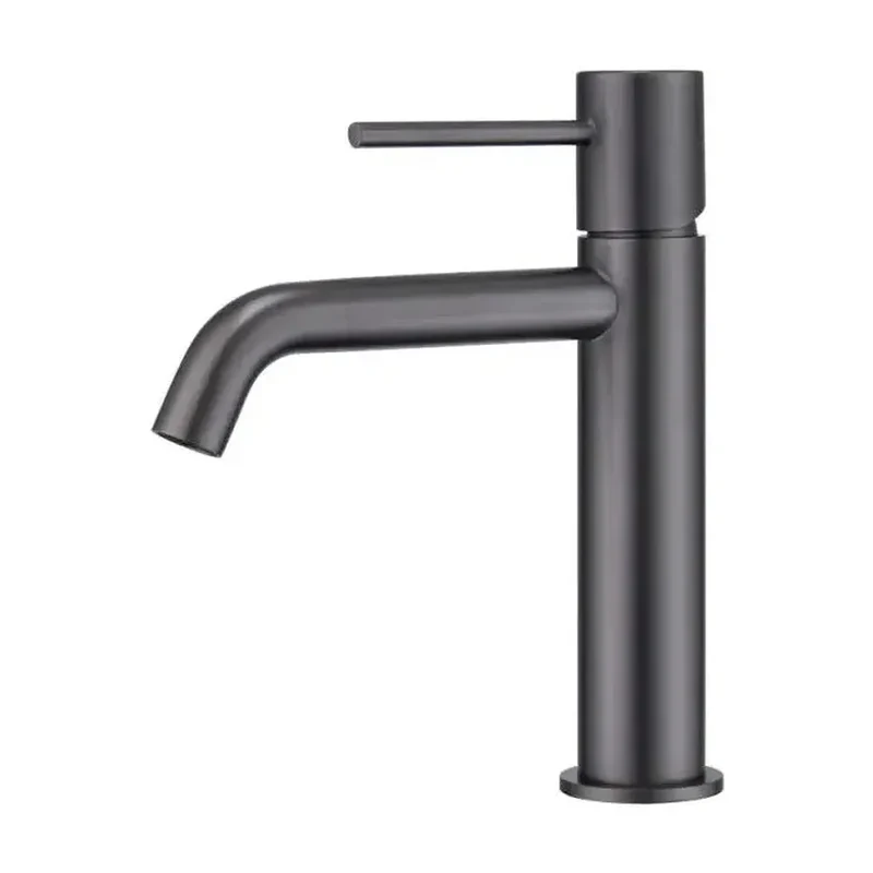 Grifo monomando Monza en latón con acabado Black Gun Metal y cartucho 25 mm de Imex