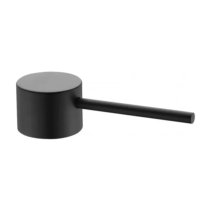 Grifo de pared monomando de bañera y ducha empotrado negro mate stick Milos de Imex