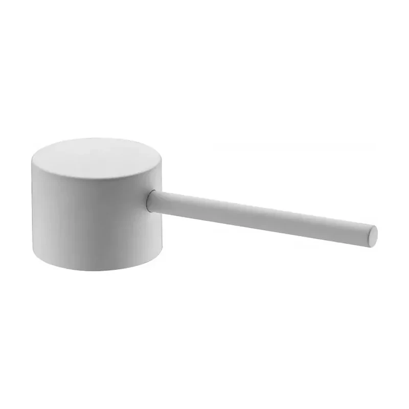 Grifo de pared monomando de bañera y ducha empotrado blanco mate stick Milos de Imex