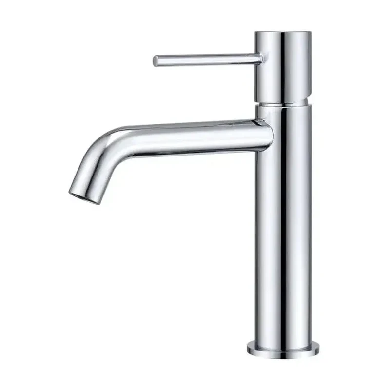 Grifo monomando para lavabo en latón con cartucho de 25 mm y acabado cromo Monza de Imex
